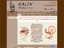 Tablet Screenshot of dalin-praha.cz